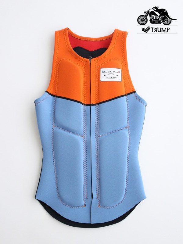 LIFE VEST #オレンジ×ストーム/レッド×ブラック｜TRUMP WETSUITS