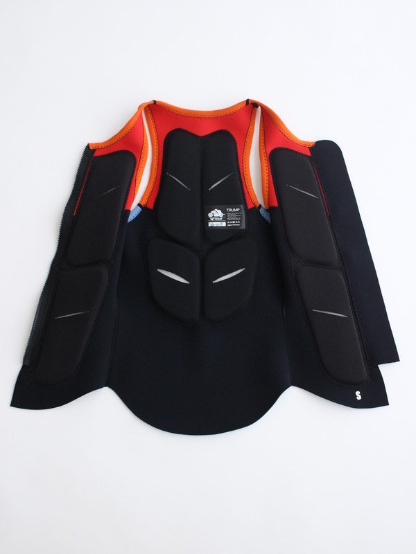 LIFE VEST #オレンジ×ストーム/レッド×ブラック｜TRUMP WETSUITS