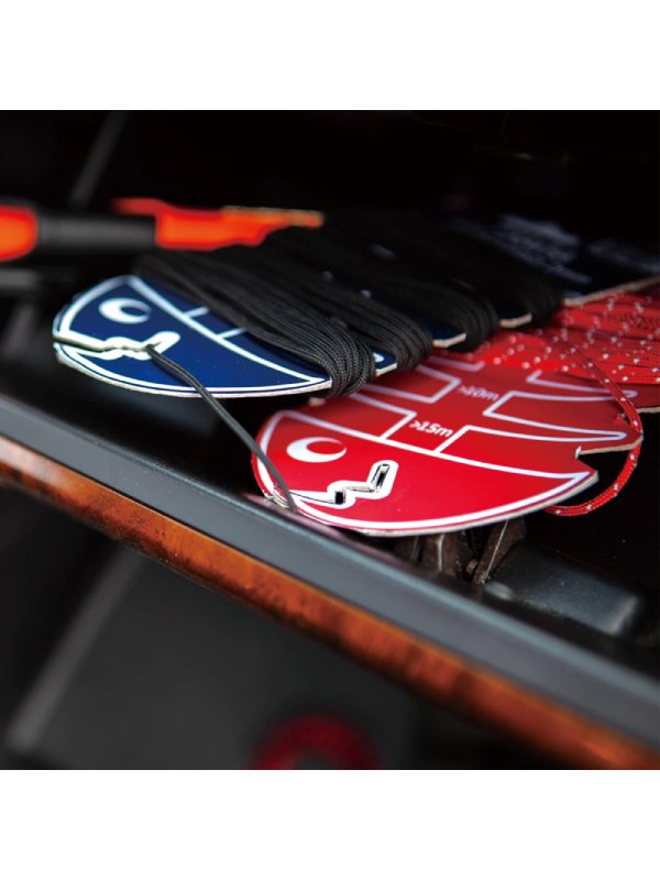 PIRANHA｜Ropefish 2mm-20m #Red/Reflecting [653791-RX20]｜PIRANHA