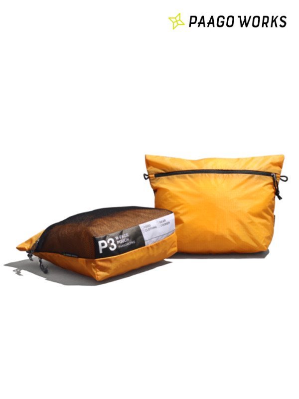 W-FACE Pouch 3 #Orange [US103ORN] | PAAGO WORKS