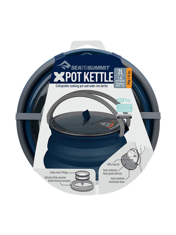 X-Pot Kettle 2.0 #Navy [ST84023] | SEA TO SUMMIT