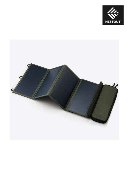 Solar Charger SOLAR-1 4 Panel 28W #Olive [NEST-S0140V] | NESTOUT