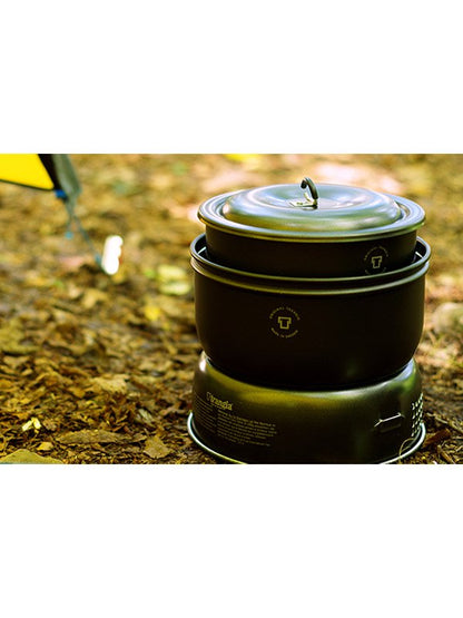 Black lid for Storm Cooker L [TR-641253] | trangia