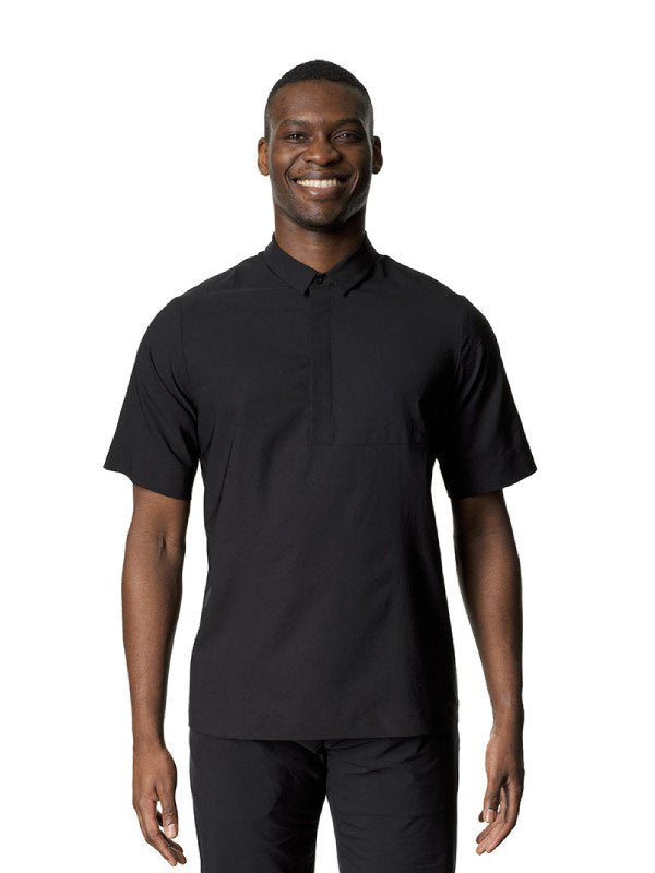 Men's Cosmo Shirt #True Black [238724]｜HOUDINI