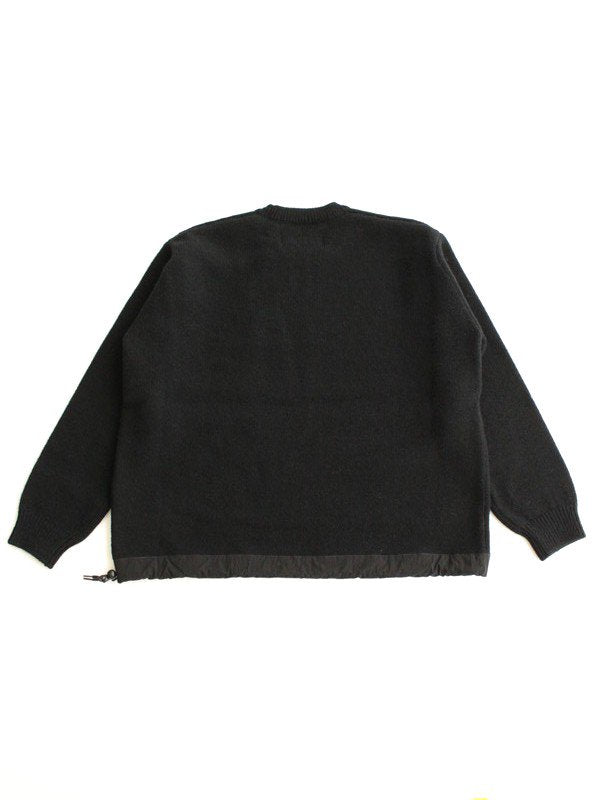 shetland wool sweater #Black [5742284362] ｜andwander