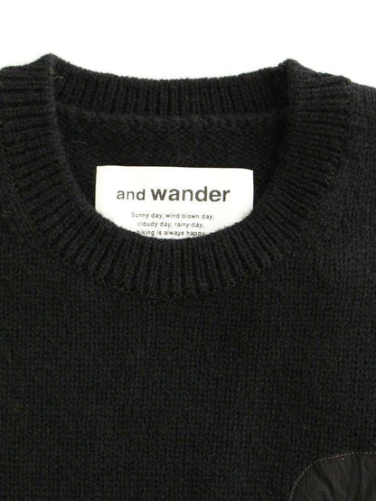 shetland wool sweater #Black [5742284362]