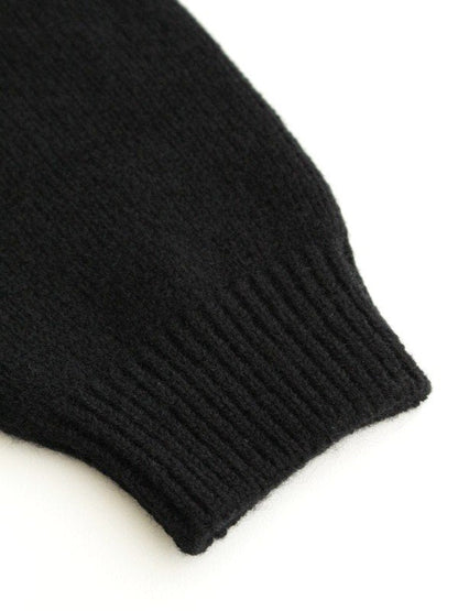 shetland wool sweater #Black [5742284362]