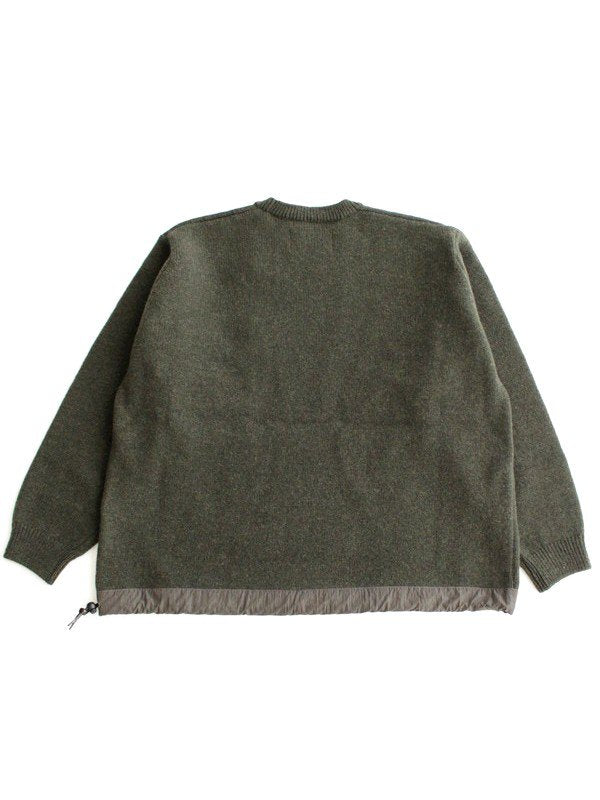 shetland wool sweater #Khaki [5742284362]