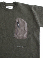 shetland wool sweater #Khaki [5742284362] ｜andwander