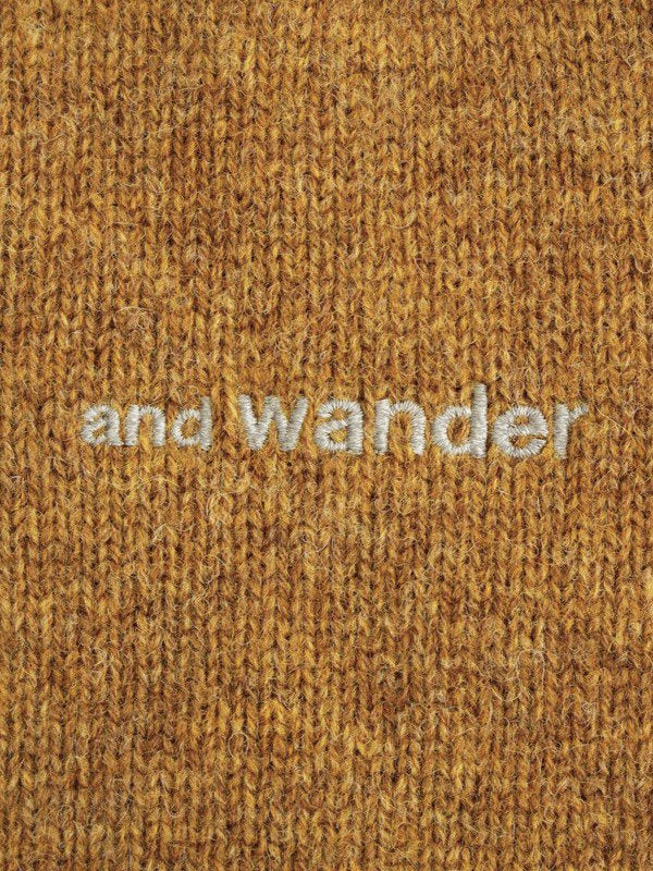 shetland wool sweater #Camel [5742284362] ｜andwander