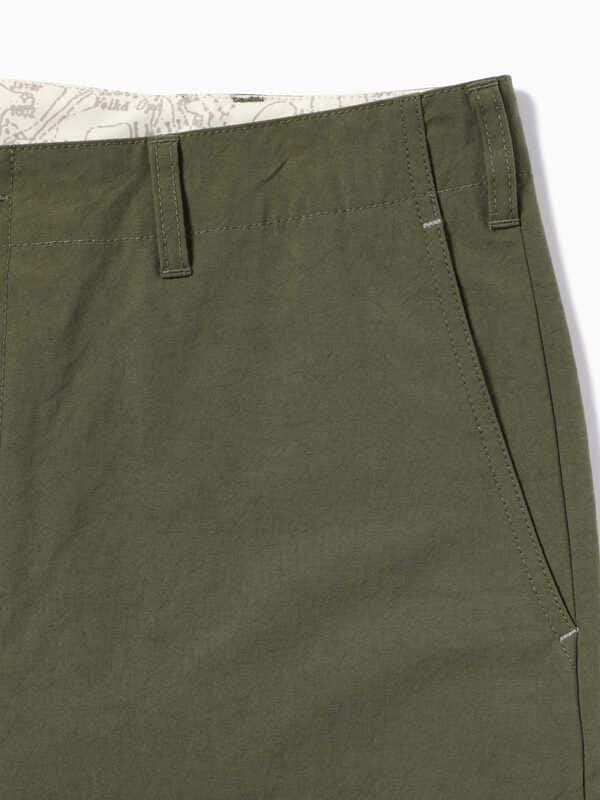 nylon chino pants #Khaki [5742282388] ｜andwander【Outlet_40】