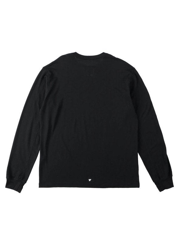 MERINO LONGSLEEVE T-SHIRTS #Black [PS222022]｜PAPERSKY WEAR