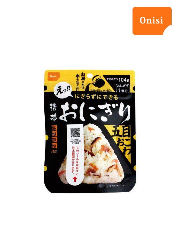 Onishi's portable rice ball Gomoku okowa [7008824010] | Onishi Foods