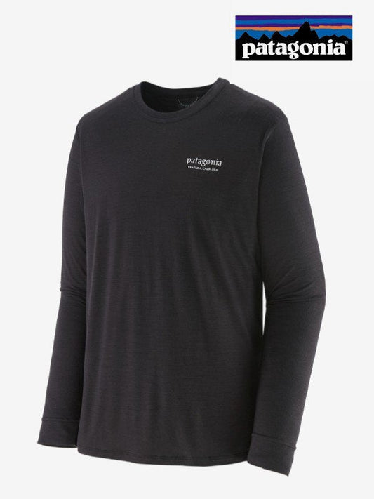 Men's Long Sleeved Capilene Cool Merino Graphic Shirt #HEBK [44585]｜patagonia