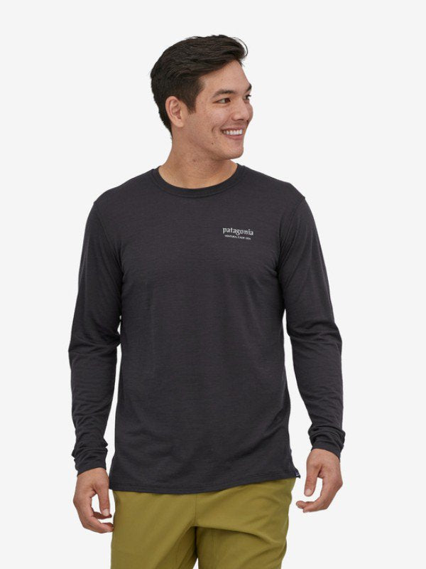 Men's Long Sleeved Capilene Cool Merino Graphic Shirt #HEBK [44585] | Patagonia