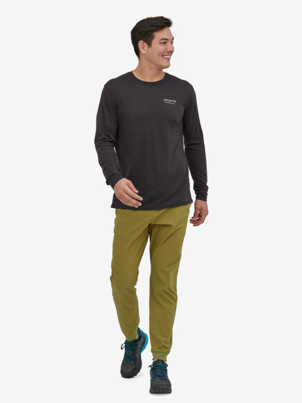 Men's Long Sleeved Capilene Cool Merino Graphic Shirt #HEBK [44585] | Patagonia