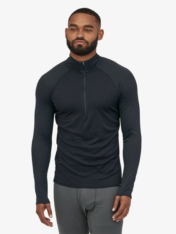 Men's Capilene Midweight Zip Neck #BLK [44447]｜patagonia
