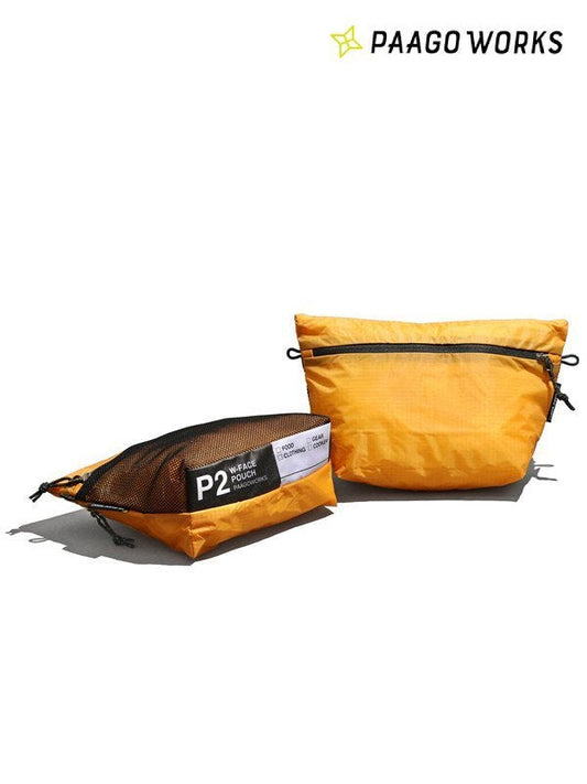 W-FACE Pouch 2 #Orange [US102ORN] | PAAGO WORKS