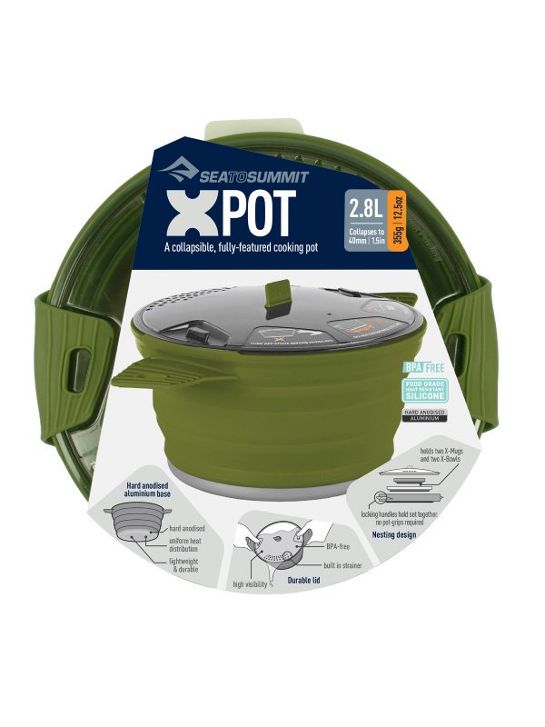 X-Pot 2.8L #Olive [ST84012004] | SEA TO SUMMIT