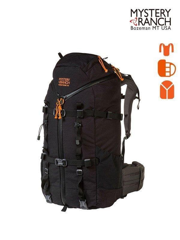 TERRAFRAME 3-ZIP 50 #Black [19761350001005]｜MYSTERY RANCH