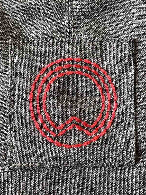 Hanten combat wool #K23 charcoal color [041013]｜AXESQUIN