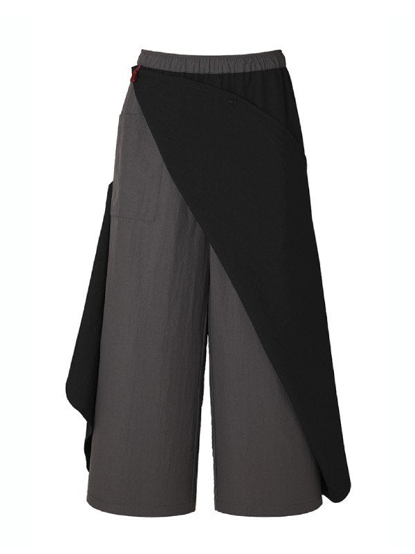 フタエズボン autumn #S113墨色×消炭色 [042014]｜AXESQUIN