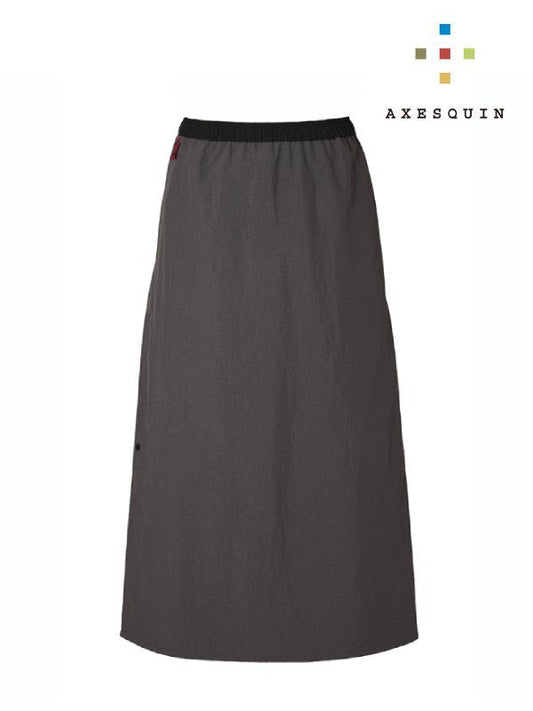 Lid pants autumn #K80 charcoal color x black [042014] | AXESQUIN