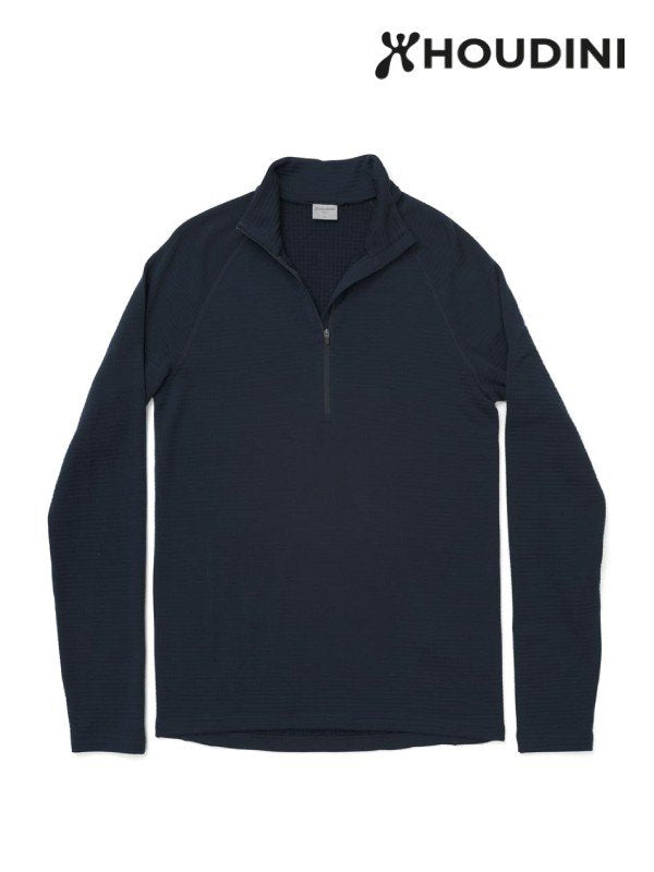 Men's Desoli Thermal Half Zip #Blue Illusion [840033]｜HOUDINI