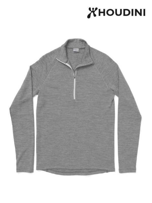 Men's Desoli Thermal Half Zip #College Grey [840033]｜HOUDINI
