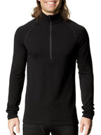 Men's Desoli Thermal Half Zip #True Black [840033]｜HOUDINI