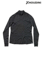 Women's Activist Turtleneck #True Black [130054]｜HOUDINI