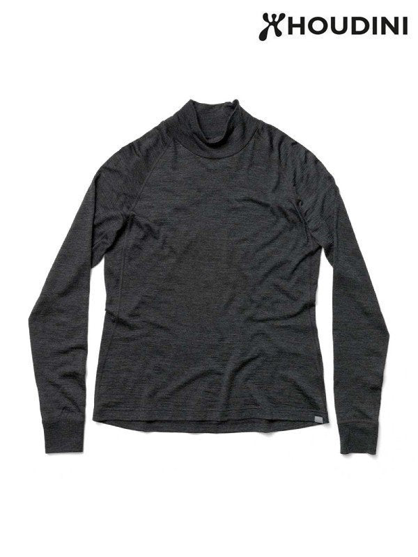 Women's Activist Turtleneck #True Black [130054]｜HOUDINI