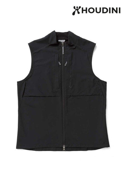 Women's Pace Hybrid Vest #True Black [840008]｜HOUDINI