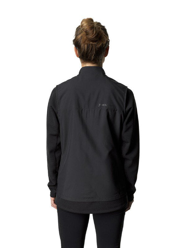 Women's Pace Hybrid Vest #True Black [840008]｜HOUDINI