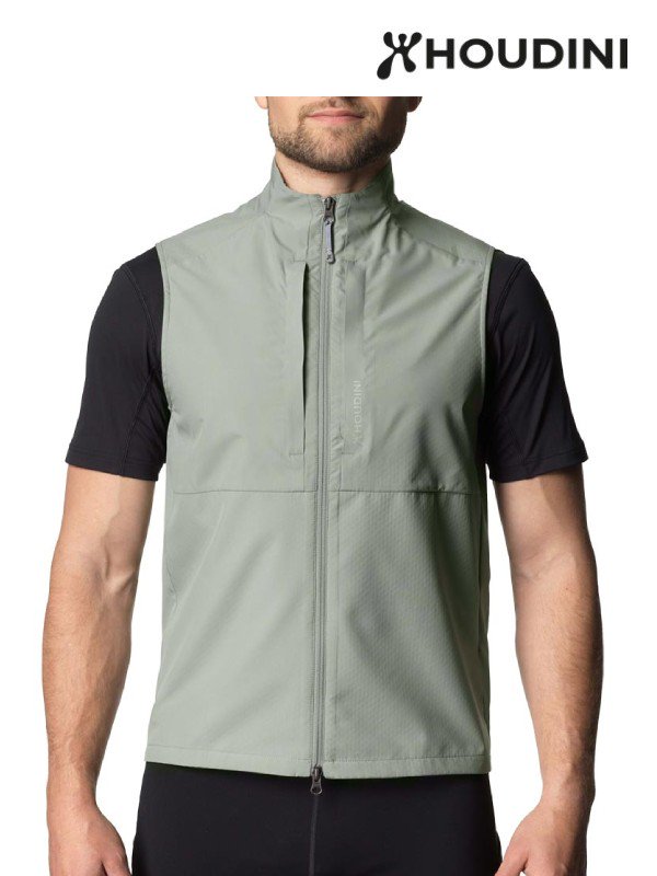 Men's Pace Hybrid Vest #Frost Green [840007]｜HOUDINI