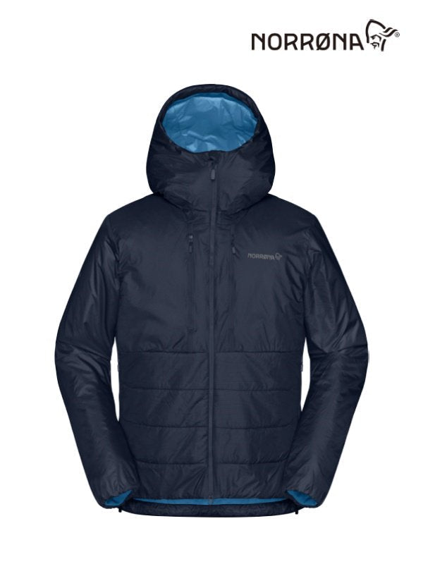 trollveggen Primaloft100 Zip Hood #Indigo Night [1620-19]｜Norrona