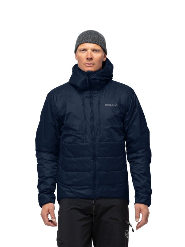 trollveggen Primaloft100 Zip Hood #Indigo Night [1620-19]｜Norrona