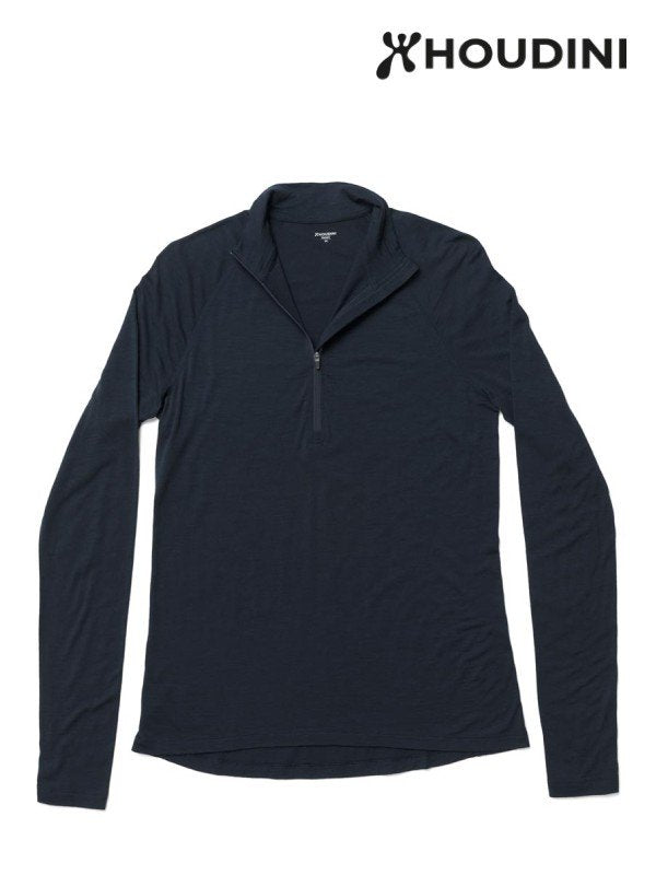 Women's Desoli Light Half Zip #Blue Illusion [840029]｜HOUDINI