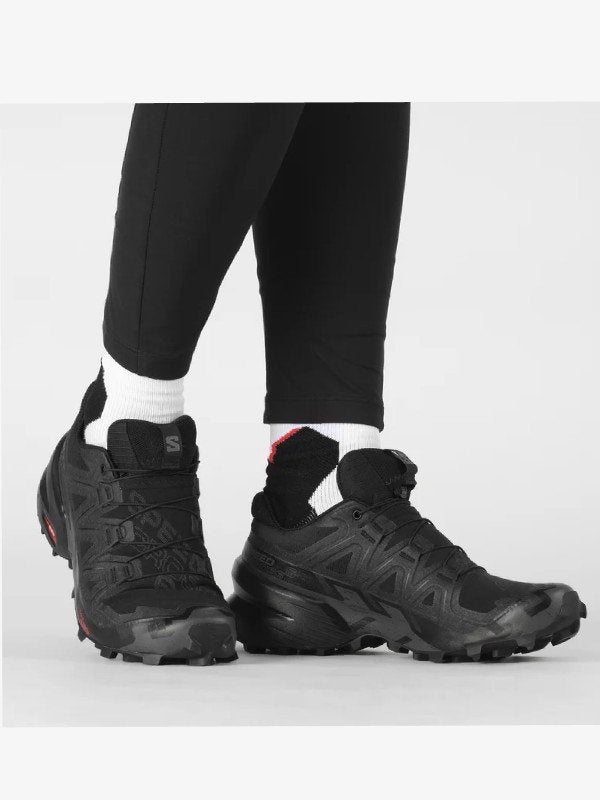 Women's SPEEDCROSS 6 #Black/Black/Phantom [L41742800]｜SALOMON