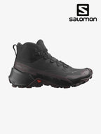 Women's CROSS HIKE 2 MID GORE-TEX #Black/Chocolate Plum/Black [L41731000]｜SALOMON