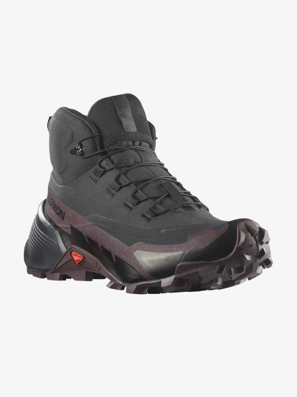 Women's CROSS HIKE 2 MID GORE-TEX #Black/Chocolate Plum/Black [L41731000]｜SALOMON