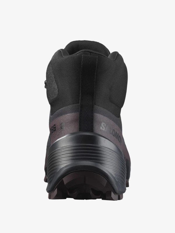 Women's CROSS HIKE 2 MID GORE-TEX #Black/Chocolate Plum/Black [L41731000]｜SALOMON