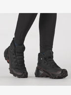 Women's CROSS HIKE 2 MID GORE-TEX #Black/Chocolate Plum/Black [L41731000]｜SALOMON