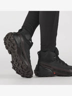 Women's CROSS HIKE 2 MID GORE-TEX #Black/Chocolate Plum/Black [L41731000]｜SALOMON