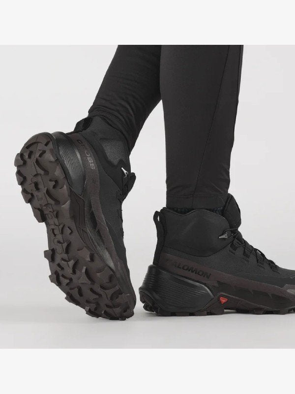 Women's CROSS HIKE 2 MID GORE-TEX #Black/Chocolate Plum/Black [L41731000]｜SALOMON