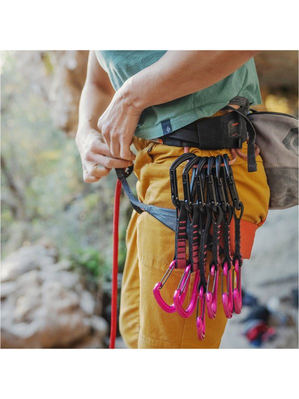 ホットフォージハイブリッドクイックドロー 12cm #ウルトラピンク [BD10310001]｜Black Diamond