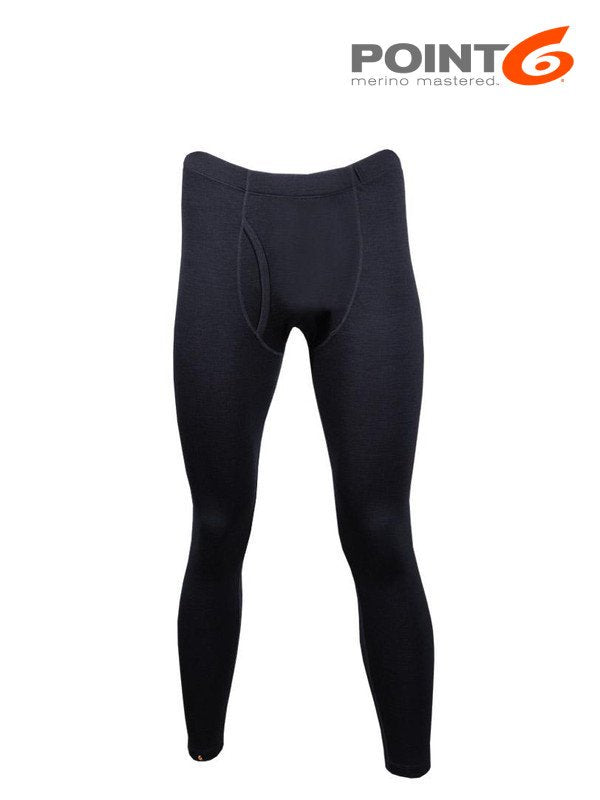 Men's Base Layer Mid-Weight Bottoms #Black [81-8002-204]｜POINT6