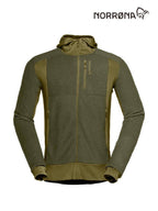 falketind Alpha120 Zip Hood #Olive Night/Olive Drab [1815-20]｜Norrona