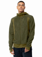 falketind Alpha120 Zip Hood #Olive Night/Olive Drab [1815-20]｜Norrona
