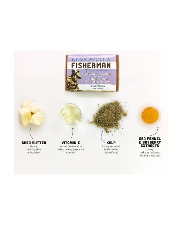 BODY WASH BAR #Sea Fennel & Bayberry [NS-SO-A3]｜NOVA SCOTIA FISHERMAN